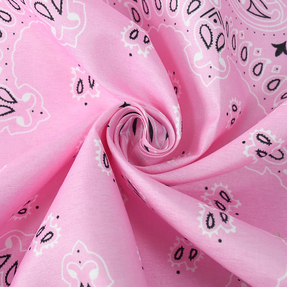 Factory Direct Cheap Price Popular Design Cotton Polyester Custom Made Printing Paisley Bandana