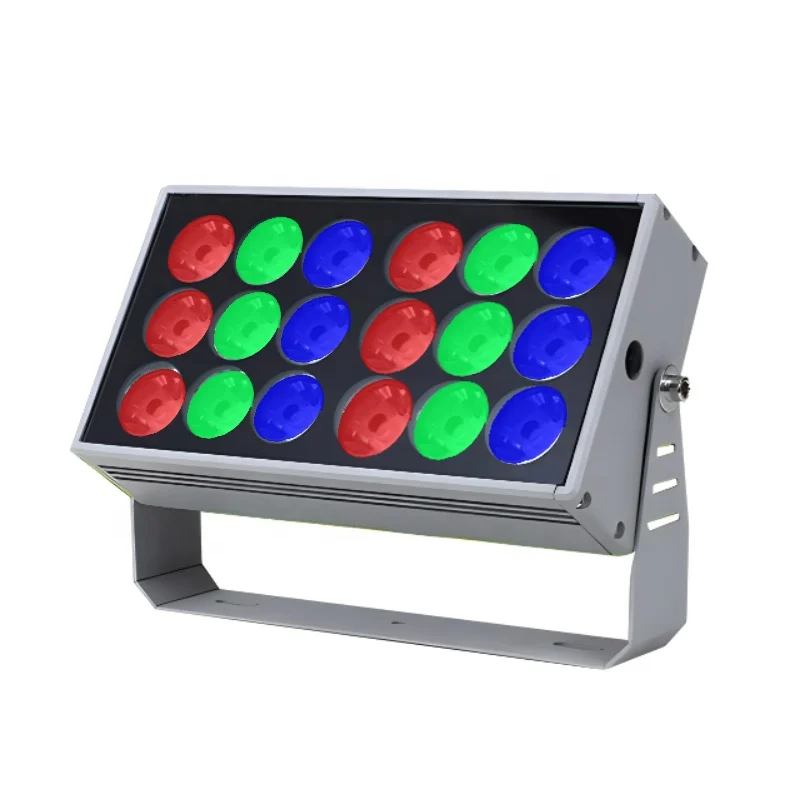 High Power Square RGB RGBW LED Flood Light DMX DMX512 RDM LED Flood Light for Building Facade LED Floodlight Lamp