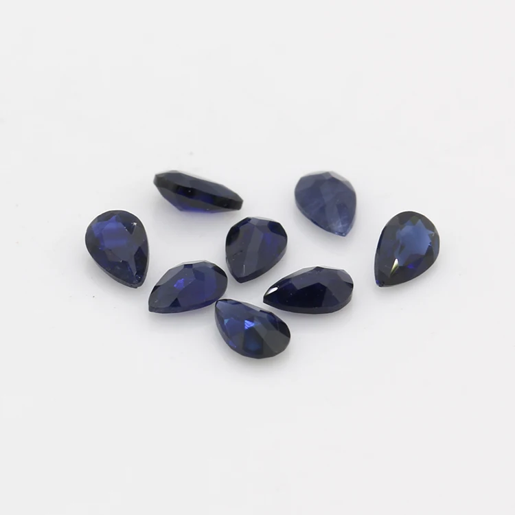 Wholesale Natural Excellent Quality Machine Cut Blue Sapphire from Sri Lanka loose gemstone
