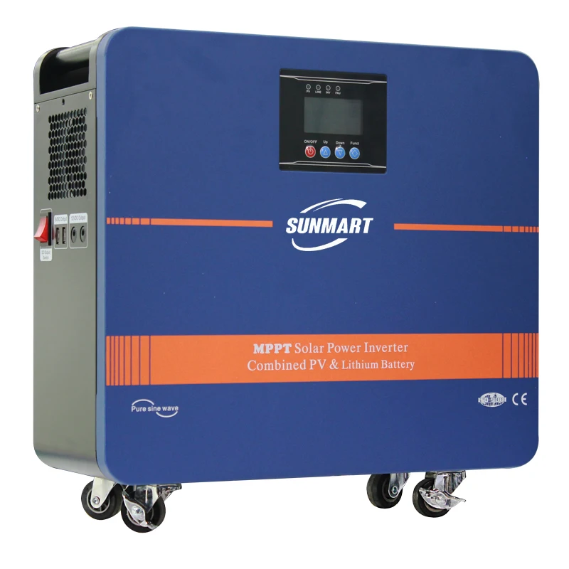 Newest portable solar system 2200W Solar Energy Storage System built in Lithium battery all in one solar system