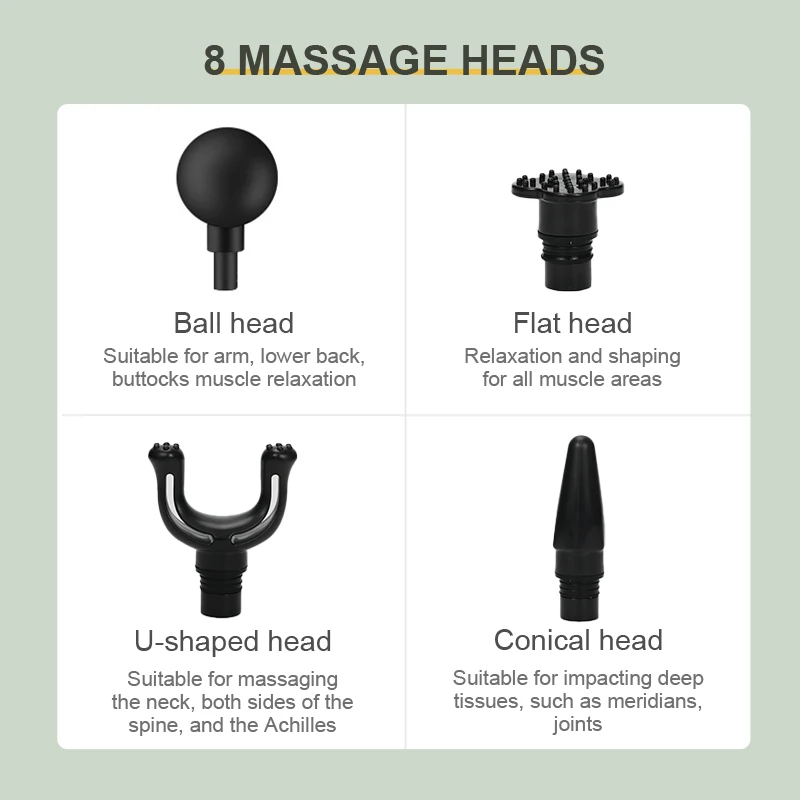 Professional Portable 12 Speeds Pain Relief Muscle Massager Deep Tissue Percussion Massage Gun For Athletes Fitness Enthusiasts