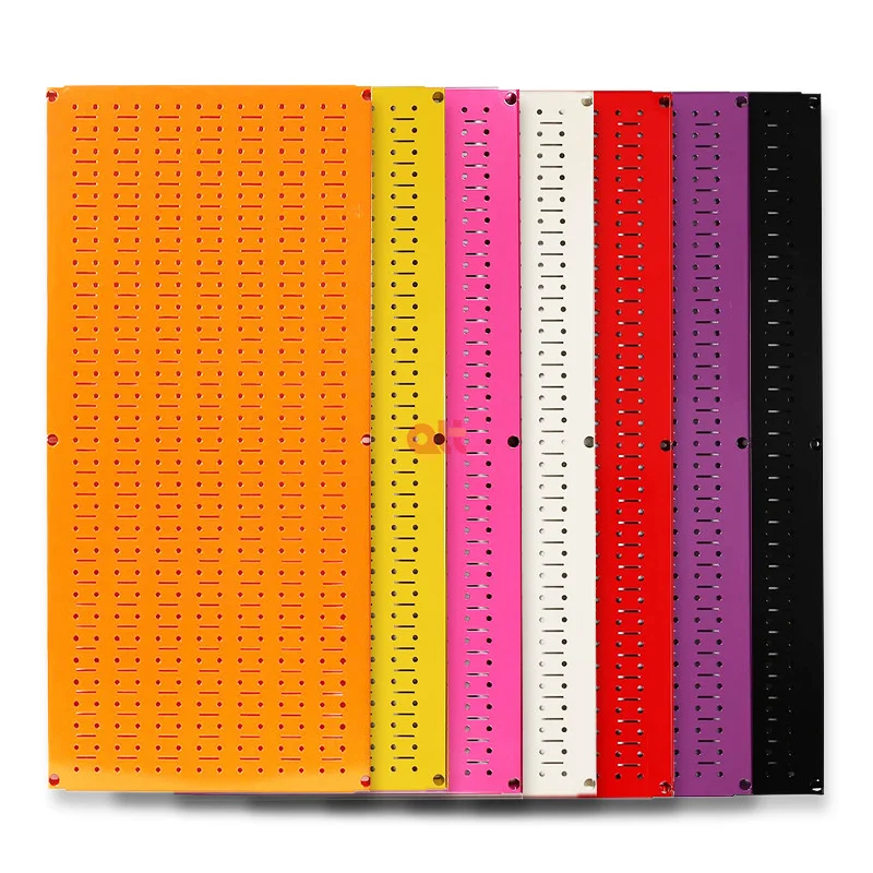 pegboard wall control accessories wall mounted pegboard tool metal pegboard wall organizer wholesale metal panel for peg board