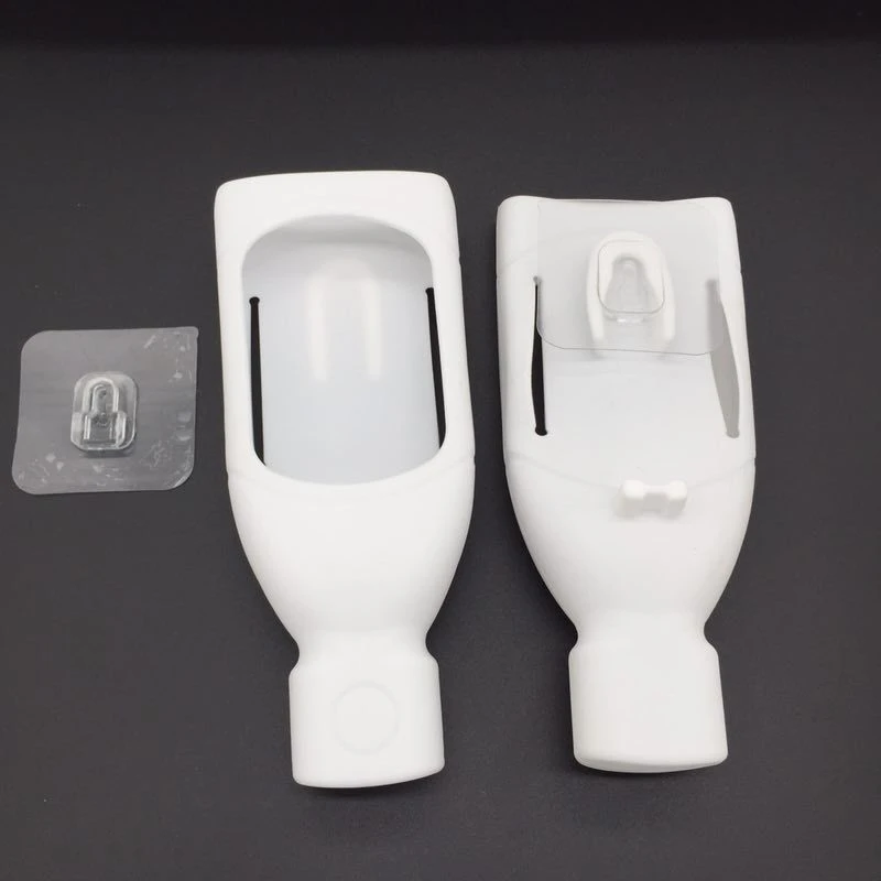 Wall Mounted Silicone Gel Bottle Organizer Storage Squeeze Pump Wash Hair Dispenser Shower Shampoo Dispenser for Bathroom