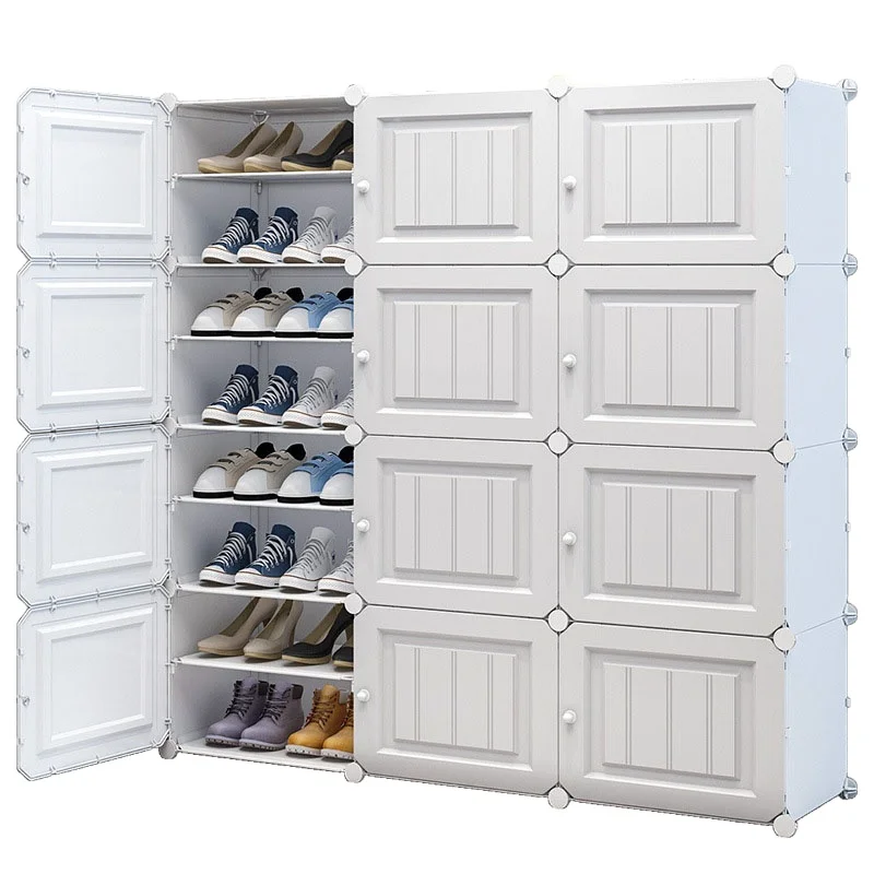 Shoe box & Organizers Cabinet Bedroom Household Multi-Layer Dustproof Door Large Capacity Dormitory Shoe Rack