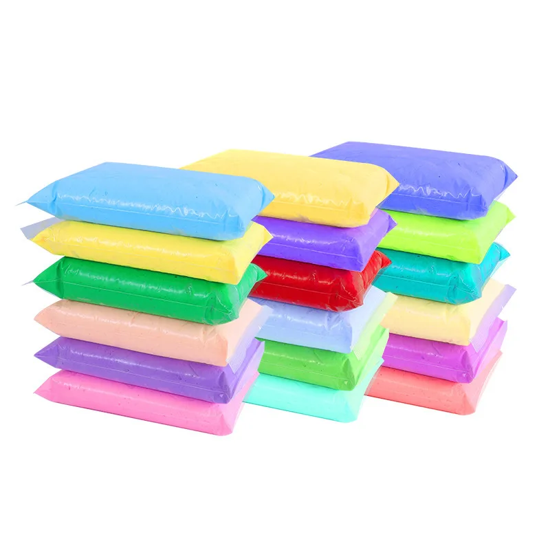 48 Colors 500 Gram 500g White Big Packing China 5kg Air Dry Foam Ceramic Clay 1000g Ultra Light