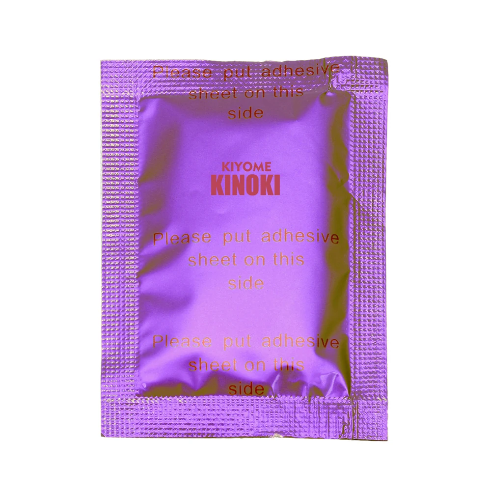 Детоксикационные подушечки для ног Kinoki с лавандой/маска для ног, наклейка для пилинга, спа с вальгусным эффектом, ионный турмалиновый массажер