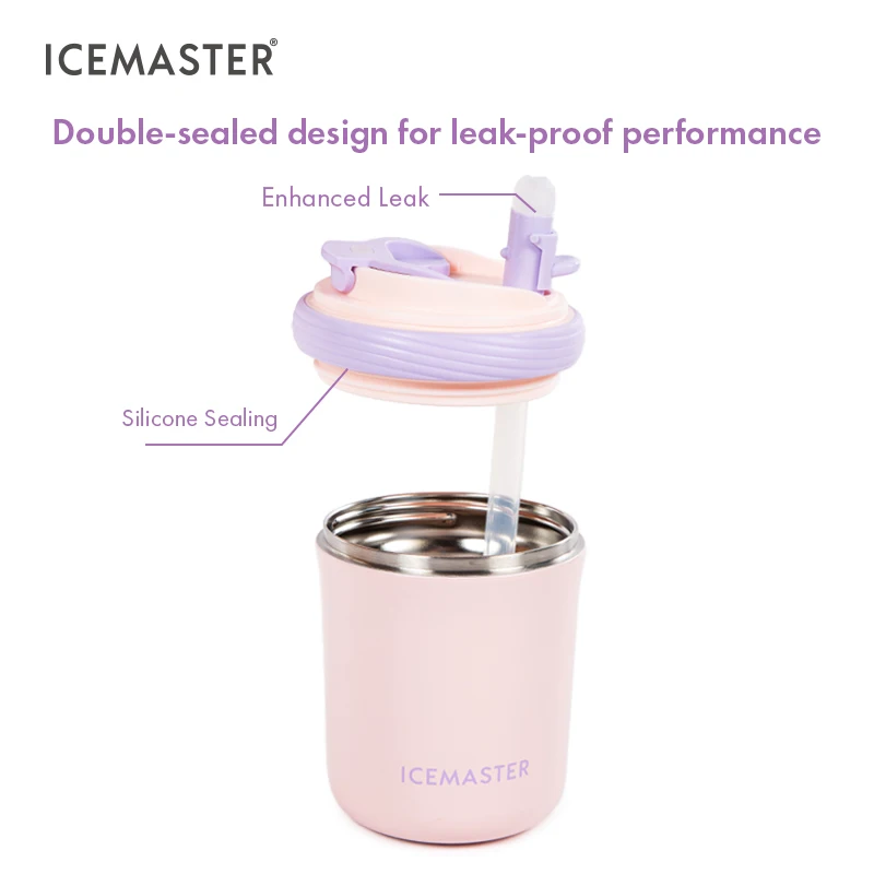 IceMaster оптовая продажа изготовленный на заказ логотип с двойными стенками из нержавеющей стали изолированный термобутылка для воды