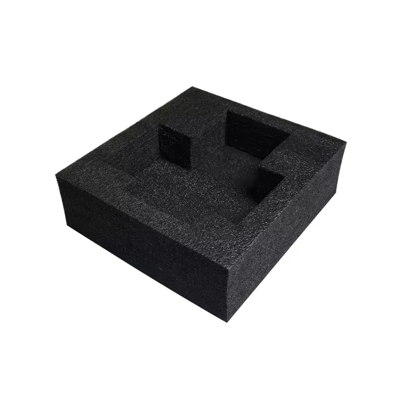 Custom Foam Insert Packaging Black EPE PU EVA Foam Package High Density Polyethylene Foam Insert Packaging