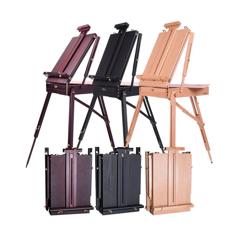 Acrylic Paint Set with French Easel Paint brushes Art Easel Sets for Painting for Adults & Artists