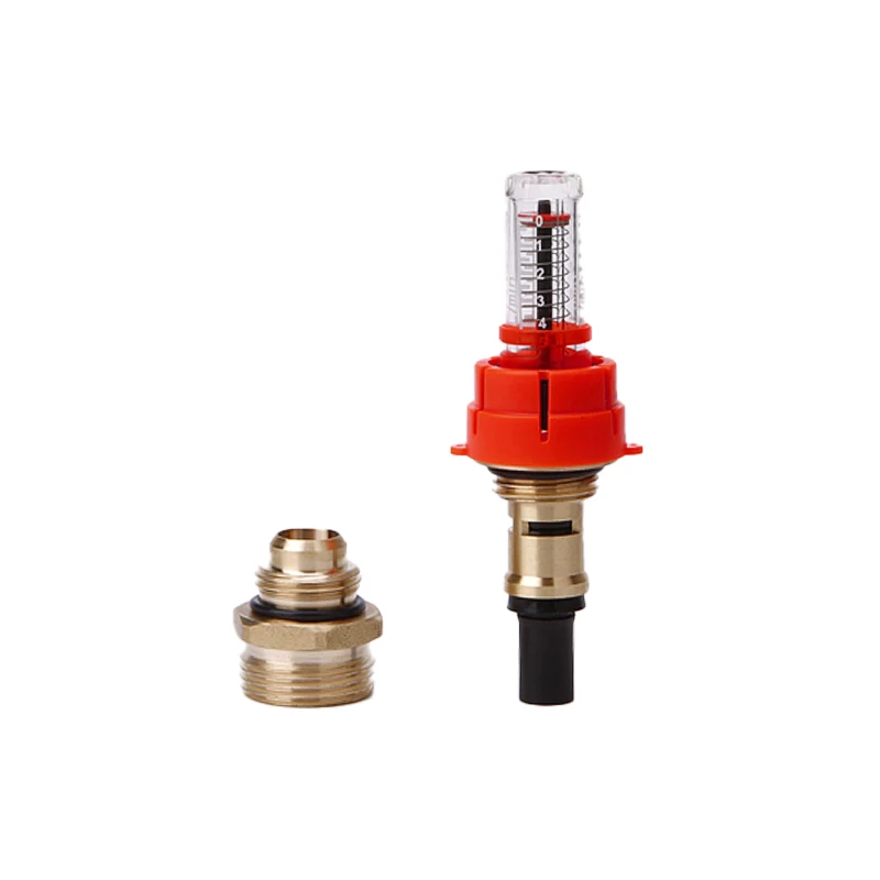 High Quality Hot Selling Precision Scale Red Flow Meter of Underfloor Heating Manifolds