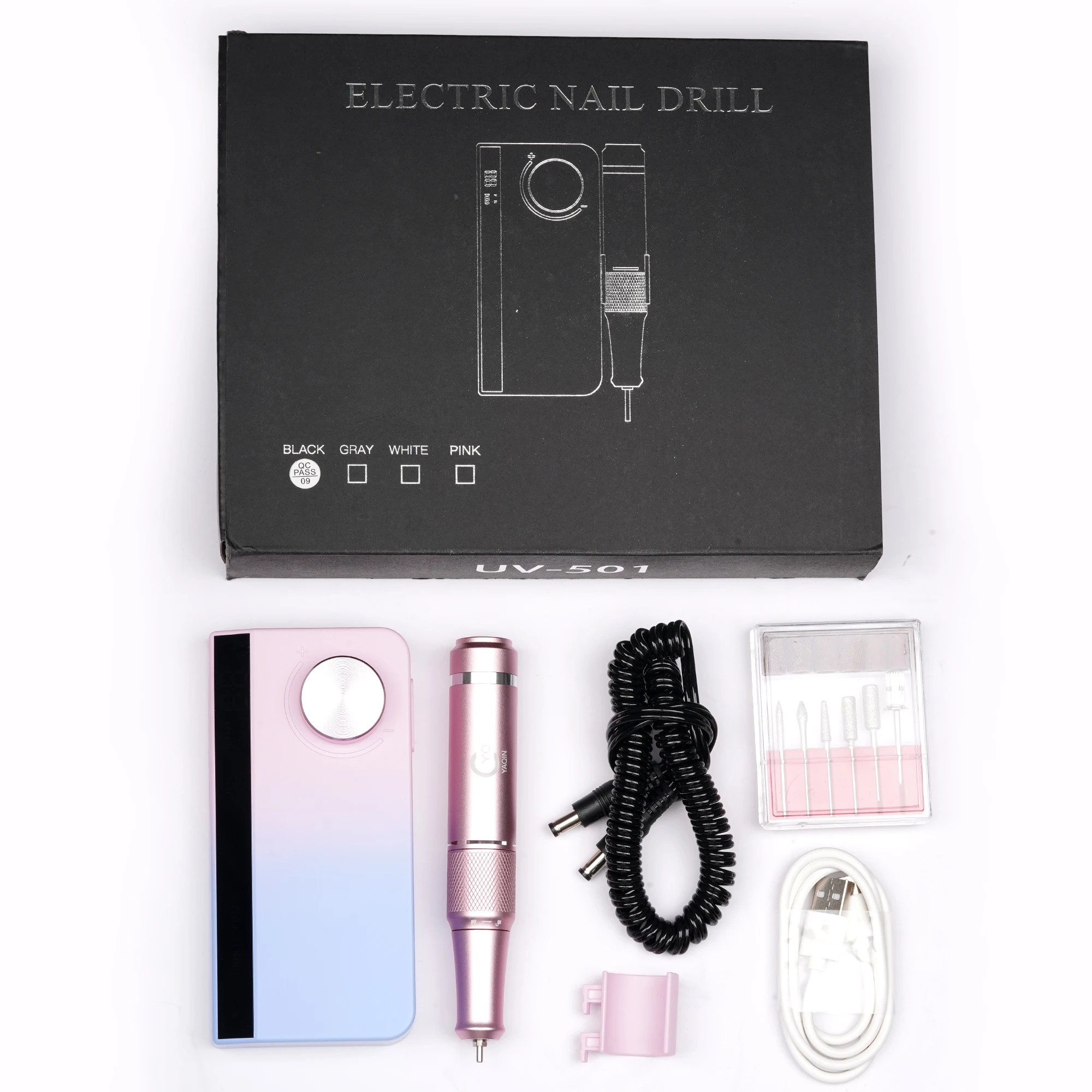 New Guaranteed Quality Custom Logo E File Hand Piece Unique Polish Removal Nail Drill Machine 35000rpm Professional