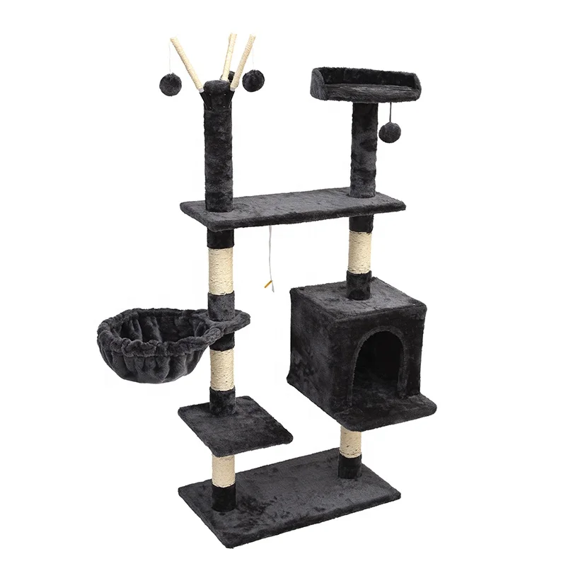 
sisal board scratcher post pet toy of cat tree bed cat condo tree 128 