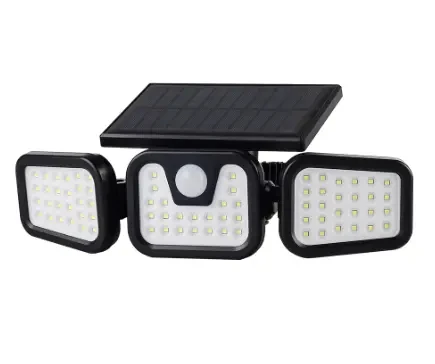 74 led  outdoor waterproof Panta Safe Light three heads Motion Sensor Wall Light