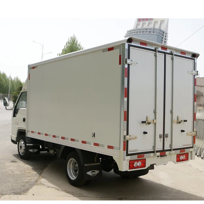 Factory Supply  4X2  FORLAND 130HP Truck Van Trucks Cargo Van Truck With 3.3Meter Cargo Boxes