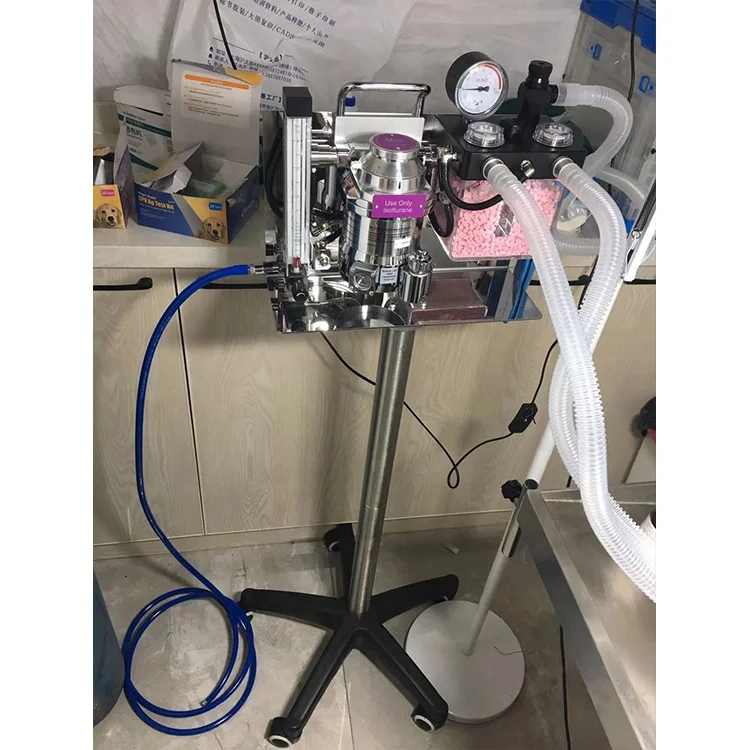 China manufacturer supply portable animal aneshesia machine