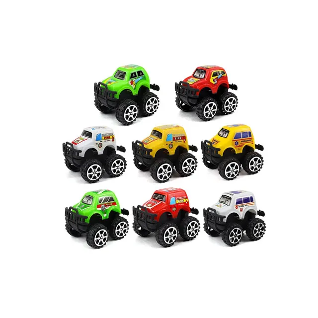 Игрушки для фрикционного автомобиля Классическая модель внедорожника дешевые пластиковые игрушки мини-модель игрушка