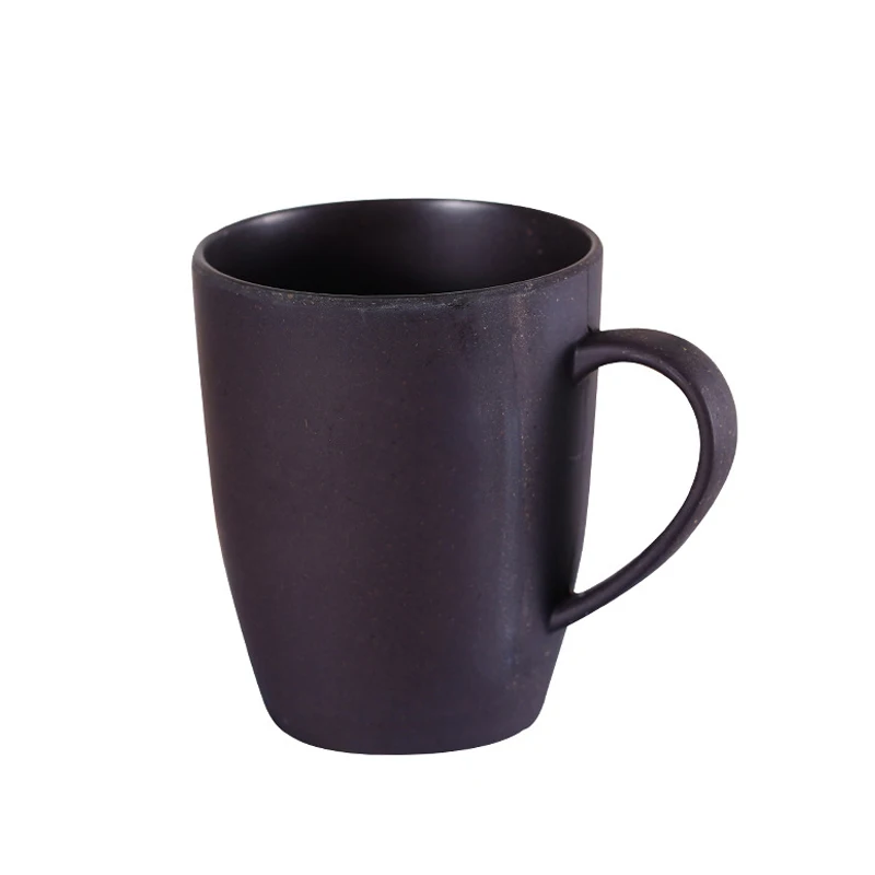 2023 New Degradable Green Bamboo Fiber Coffee Grounds Coffee Cup Water Cup for Family Restaurant