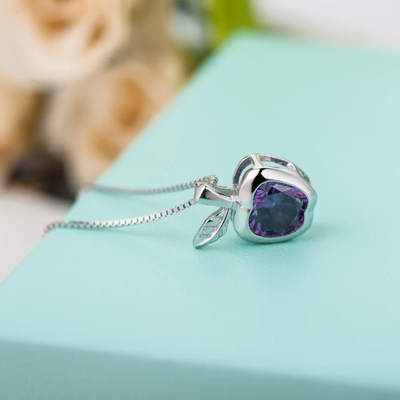 S925 Sterling Silver  Gold Cubic Zirconia Pendant  Jewelry accessories for Her Gifts for Woman Wife Girlfriend Mom