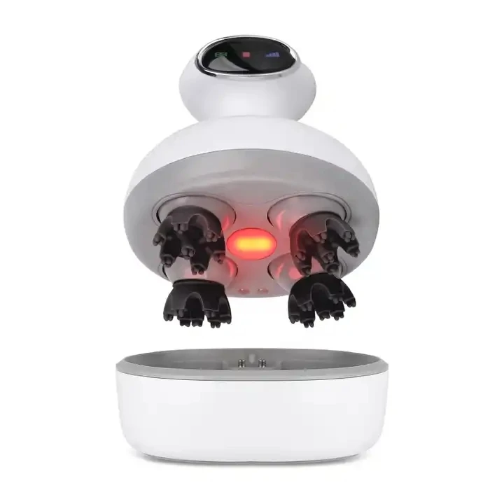 One-stop service custom design Mini Scalp Massager Rechargeable Low range suction Handheld Electric Head Massager