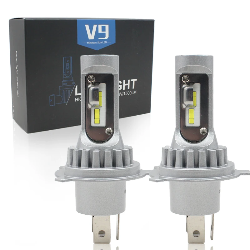 V9 H4 H7 car led headlight CSP 52W 6000lm led fog light H1 H3 880 881 H7 H8 H9 H11 9005 9006 automobile led headlamp H4 H7