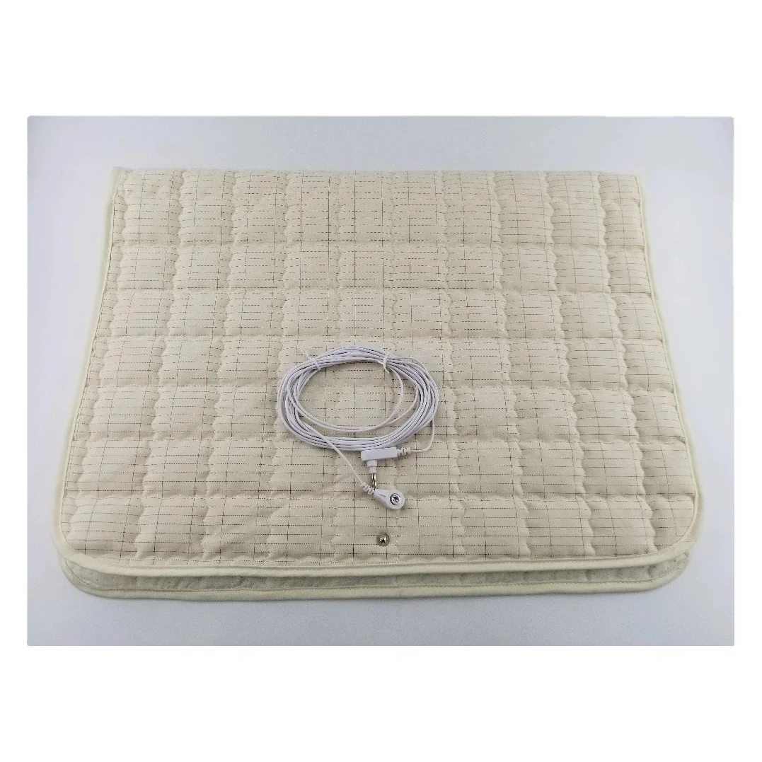 Wholesales Earthing Grounding Bed Sheet Throw Pad Seat 50*70cm EMF protection Conductive Bet Mat HOT SALE US/UK/EU/AU Plug