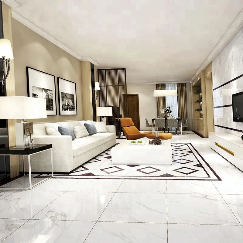 SASO Certificate white water absorbent non slip bathroom 3d luxury floor tiles marble for bathroom