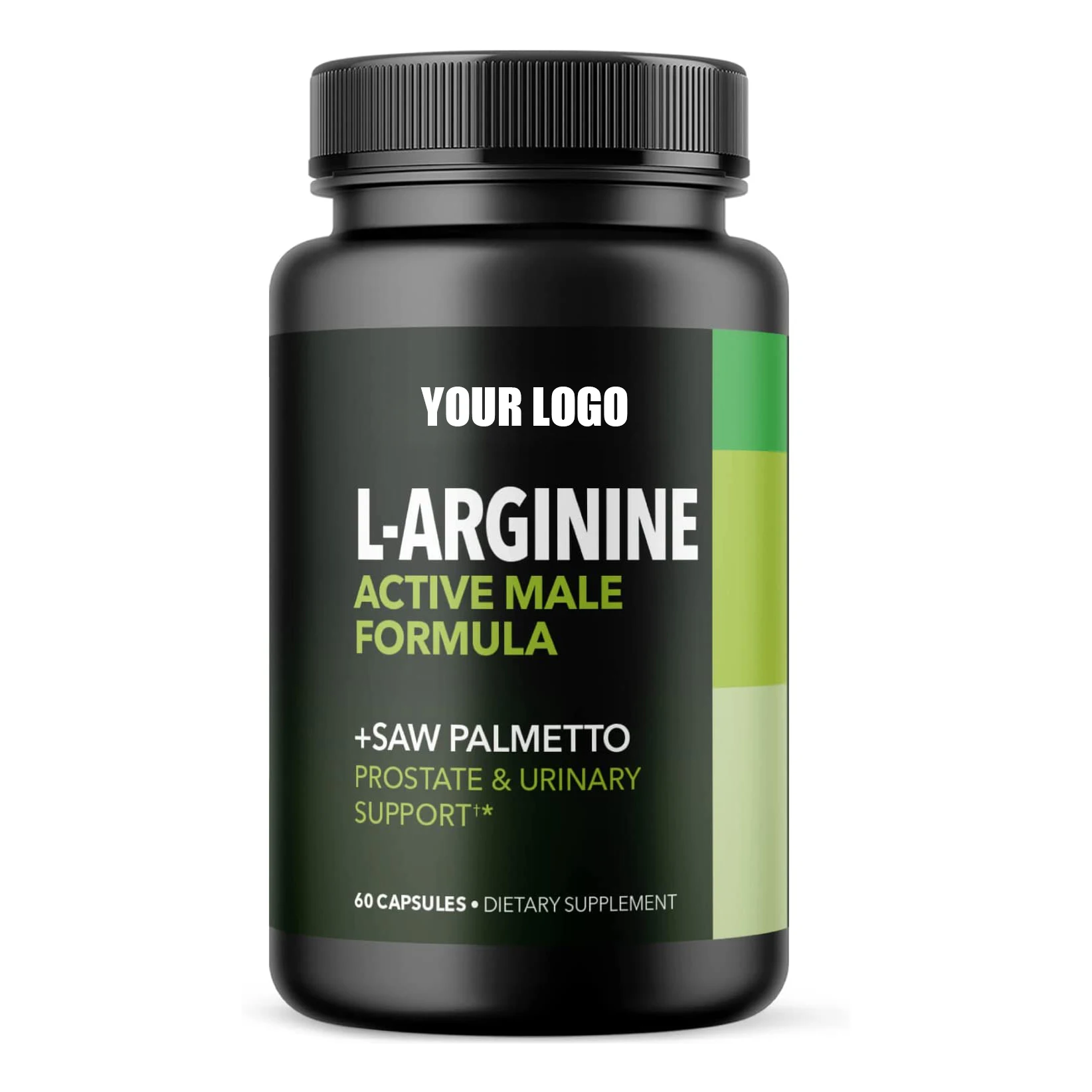 L Arginine Vegan Capsules Active Male Supplement for Nitric Oxide Boost Increases Blood Flow and Improves Prostate Support