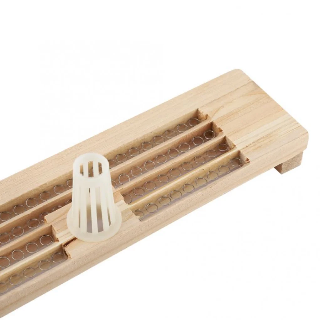 3 4 5 6 rows beehive wooden bee pollen trap box collector bees Beekeeping Tools