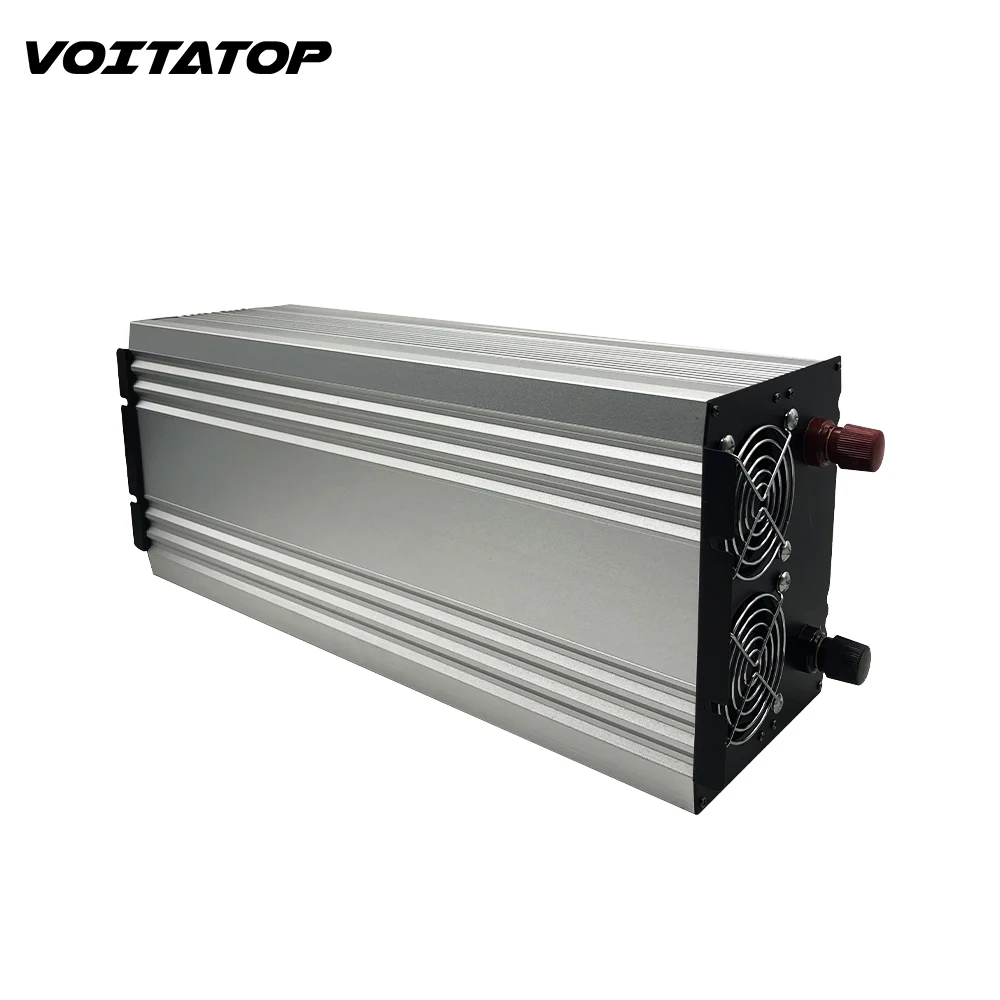 Intelligent 8000w pure sine wave inverter 12v 24v to 220v  50~60hz with Overload protection