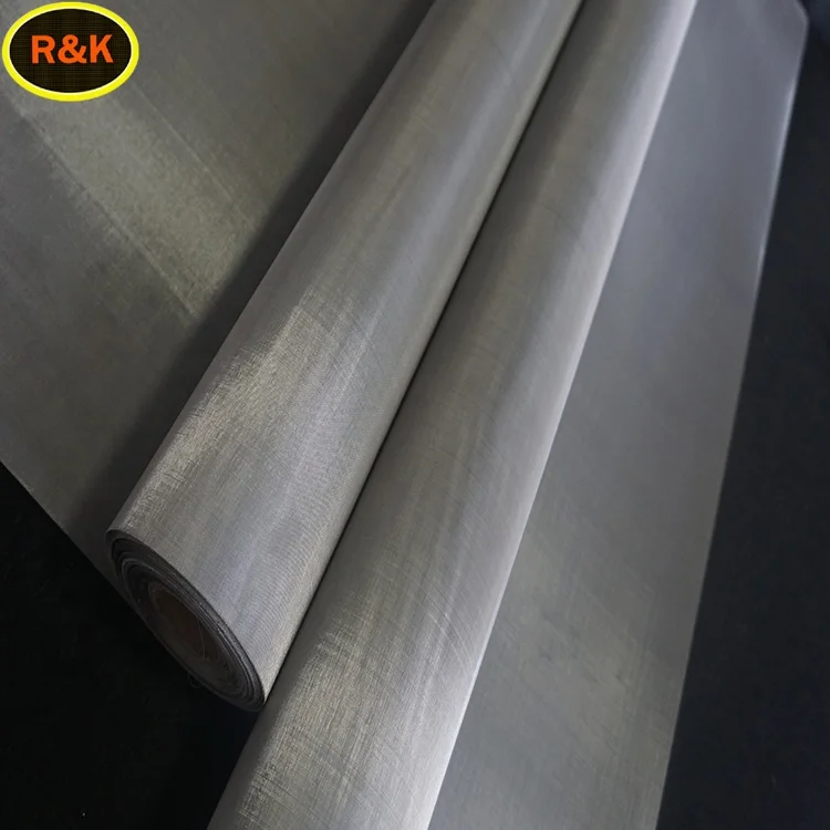 321 304 316 Durable Stainless Steel Woven Mesh 0.1mm 0.28mm Wire Wiping Machinery Double Layer And Single Layer Optional