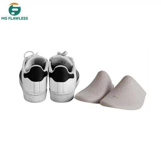 Disposable Paper Pulp Shoe Inserts Eco-friendly Tree Shoe Stretcher custom packaging paper Shoe Tree Pulp