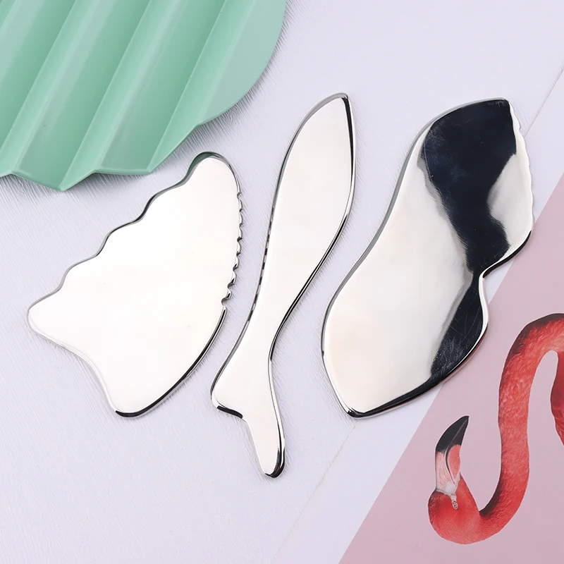 Gua Sha Massage Tool Stainless Steel Body Massage Gua Sha Scrapping Board For SPA