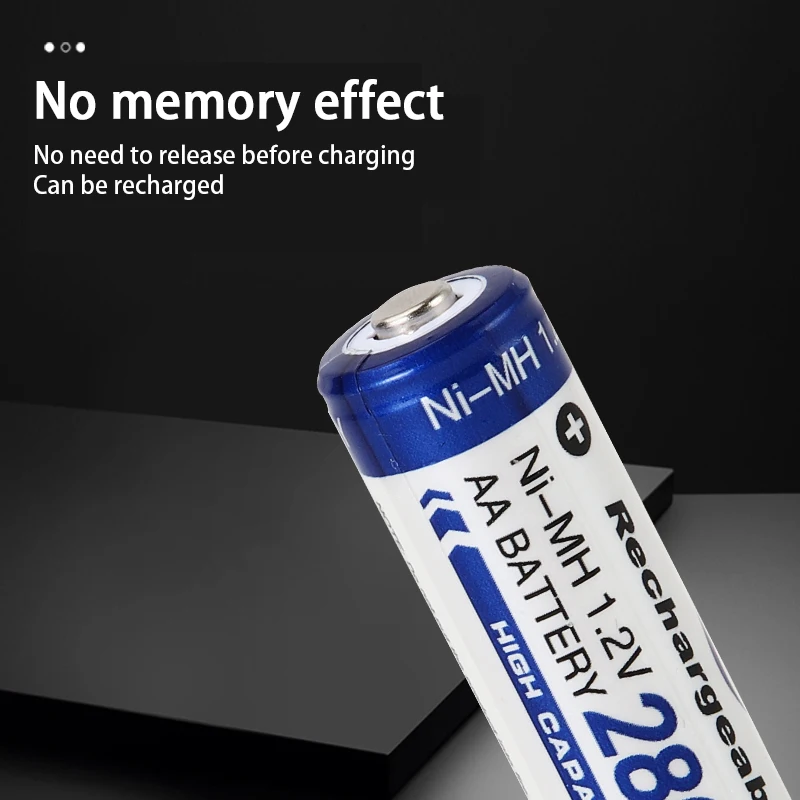 1.2V 2800mAh BMAX Nickel Metal Hydride Batteries ni mh AA Rechargeable Cylindrical Cells Ni-MH Replacement Battery