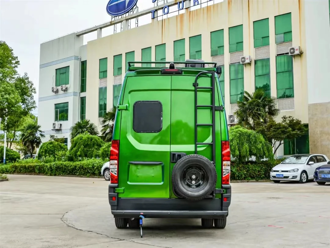 YuMei RV Parts Accessories Tire Back Plus Ladder Motorhome Exterior Ladder and Tire Back Combination