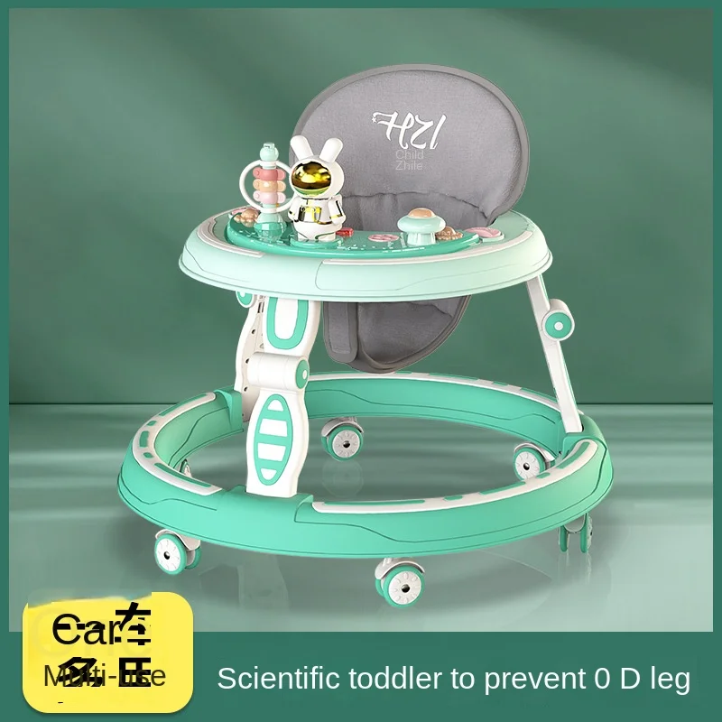 Baby Zhile Anti-O-Leg Anti-Rollover Walkers for 6-18 Months Foldable Plastic Frame Safety First Baby Toys for Kids Walking