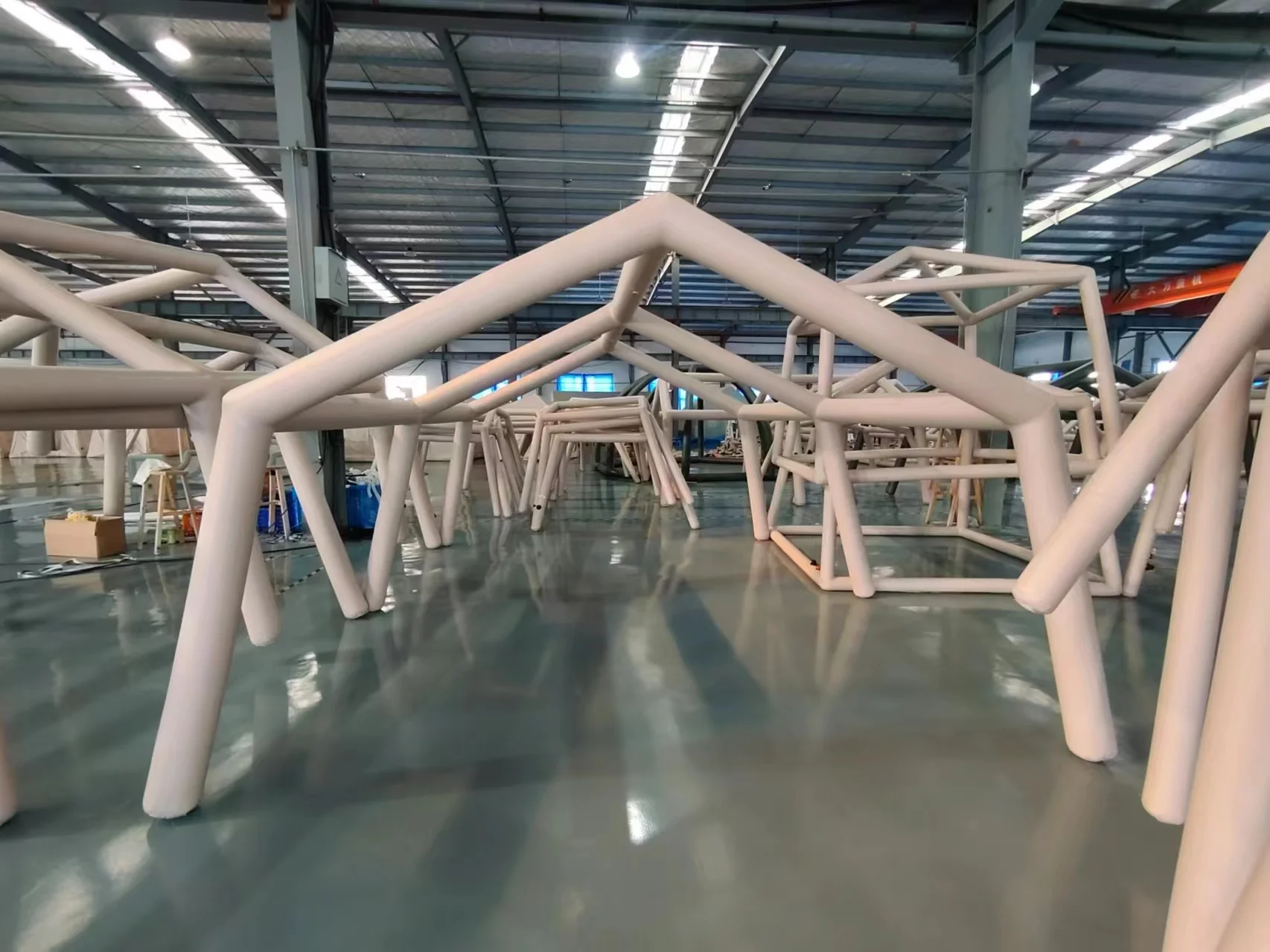Inflatable Tent Frame Air Inflate Tube PVC Airtight Air Column Tube Frame Customize Infate Frame Factory Price