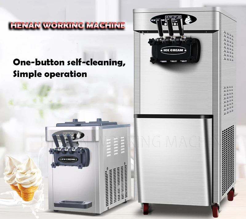 sri lanka automatic commercial 3 flavor soft serve 18lh rental roll ice cream ice-cream filling vending making maker machine