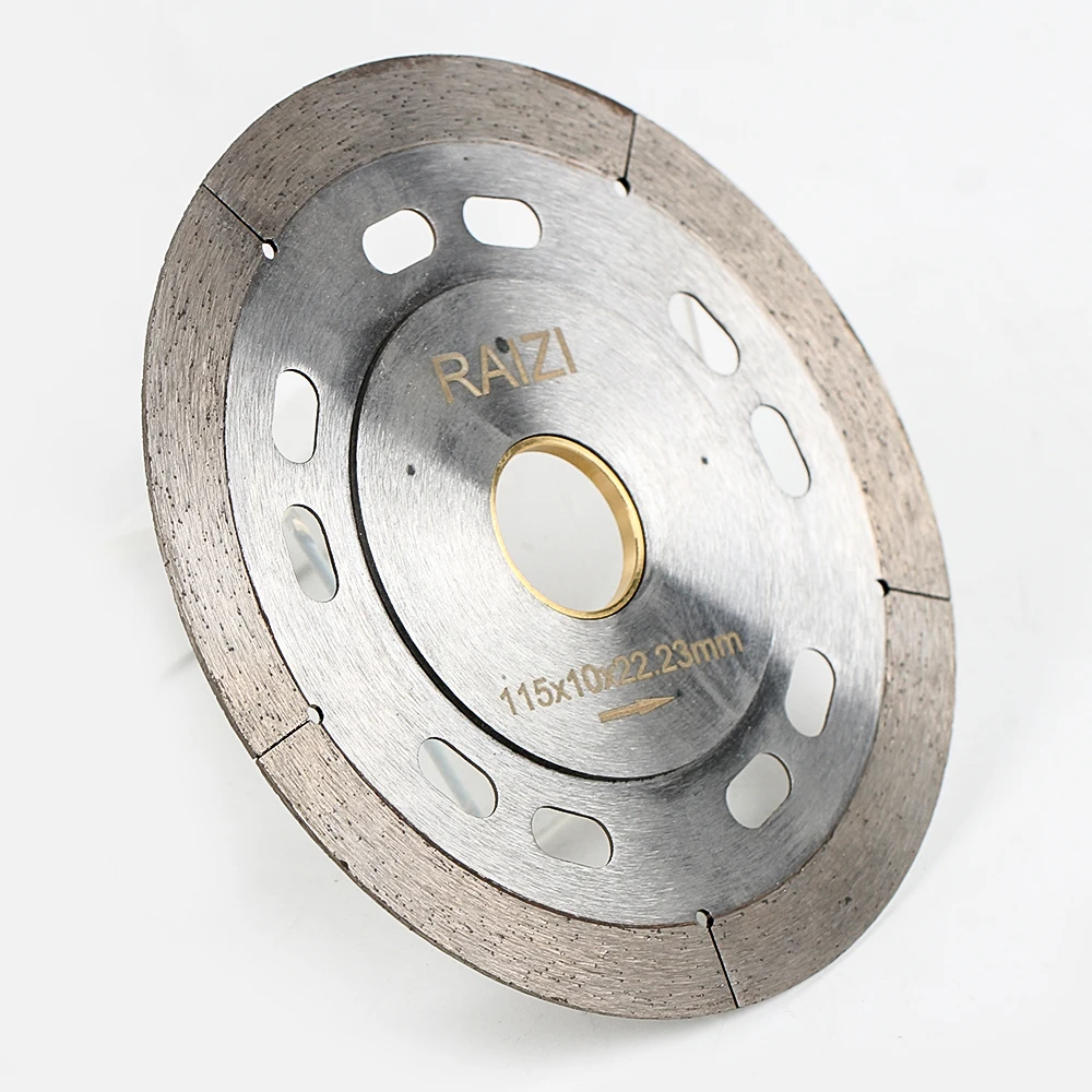 Raizi 4.5 inch 5 inch Porcelain Ceramic Tile Dry Diamond Cutting Saw Blade Cutting Disc