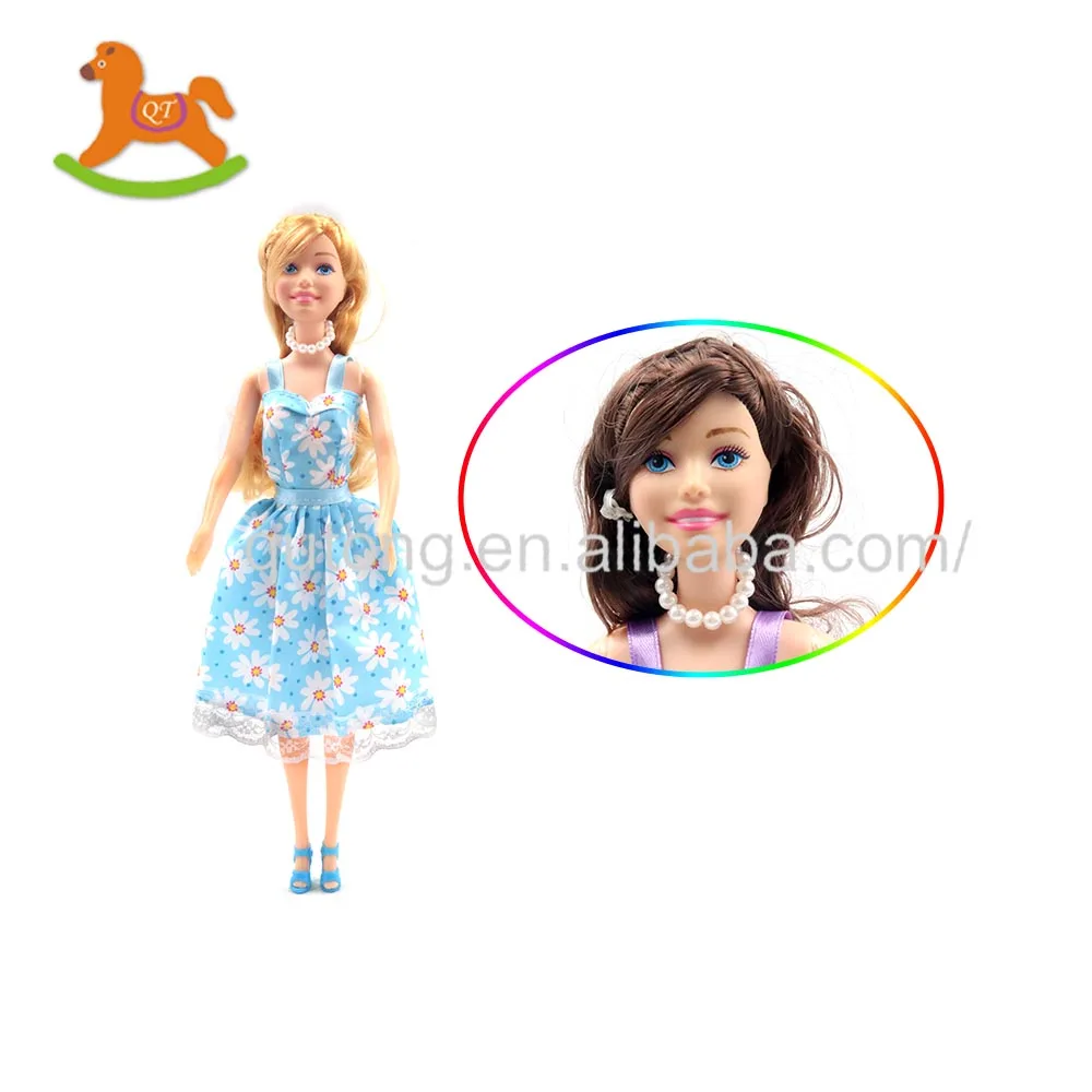 Baby doll  Customizable multiple outfits paired 11 inch fashional solid single molly doll