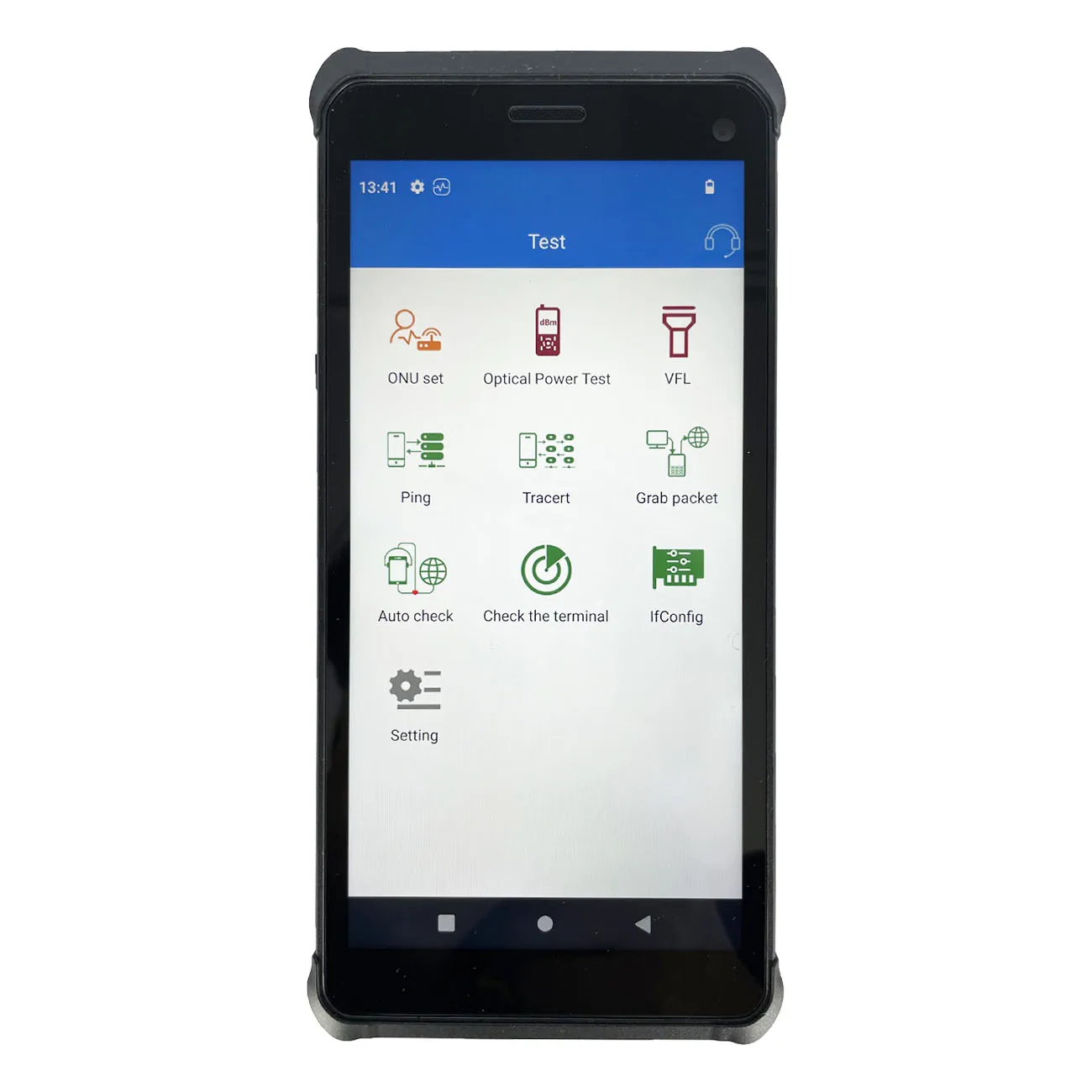 SENTER S357 5G Telecom test PDA Android 12 barcode scan 1G/2.5G Port 160M bandwidth WIFI 6 WIFI Signal Analysis IPTV