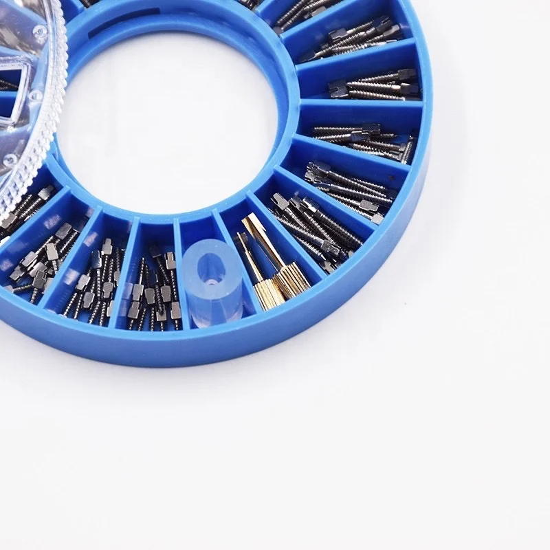 25 лет от китайского производителя стоматологический винтовой стержень ALS заправка титанового позолоченного стержня