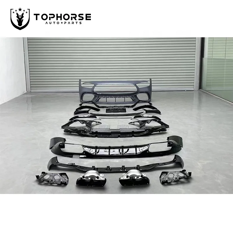 AMG  Body Kits  For Ben-z GT50 GT53 GT63S X29 Rear Diffuser 2020 2021 Bumper Auto Parts  PP Material upgurade kit facelift