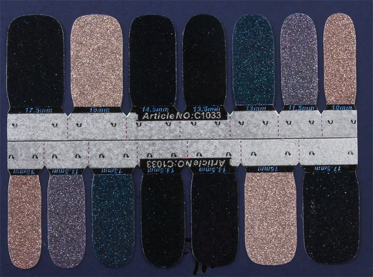 Оптовая продажа, блестящие полоски для лака для ногтей, красивые наклейки для ногтей своими руками