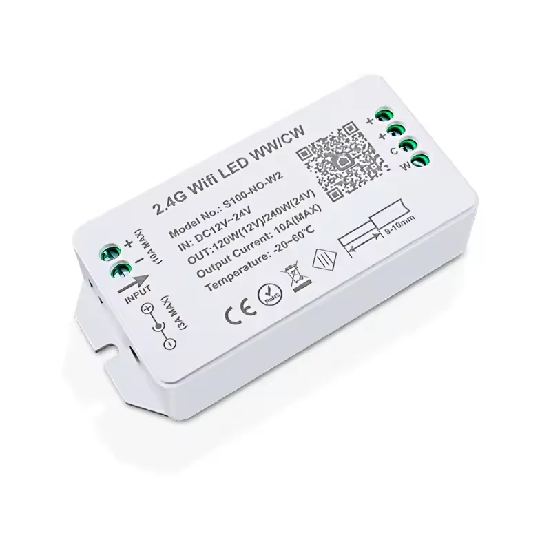 ESann пульт дистанционного управления RF 2 4 г Smart Life WIFI Tuya 4pin DC12 24 В CCT светодиодный контроллер для светодиодные полосы света