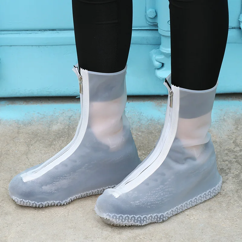 Factory Wholesale silicone boots rain boots women transparent rain boots