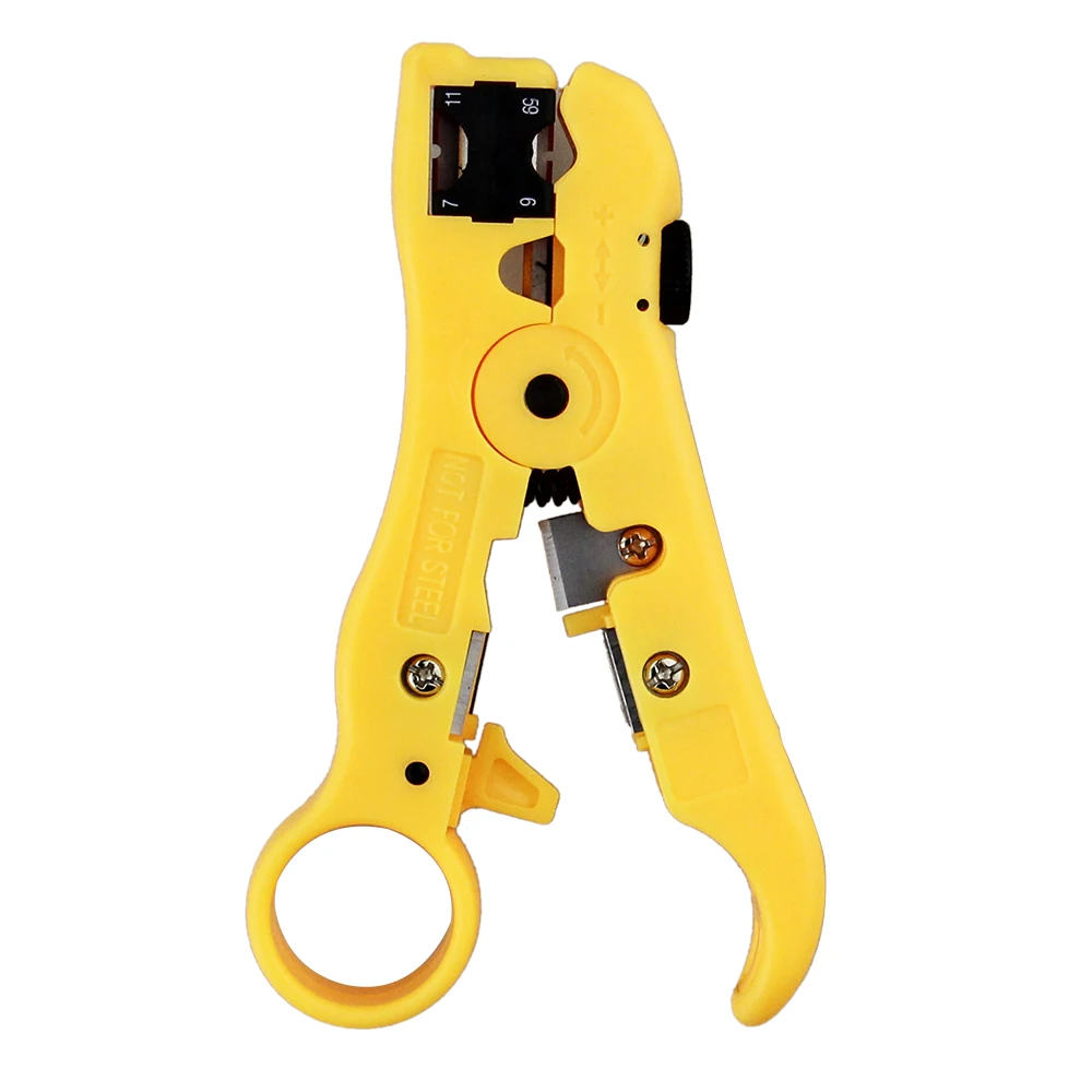 4in1 changeable blade  Coaxial&Network Cable Stripper hand pliers set for RG11 and removable coax cartridge