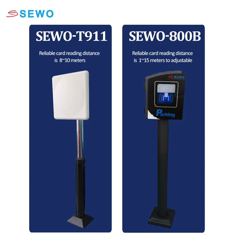 SEWO Long Distance RFID UHF Reader Parking System for Car Motorcycle Parking Lots Access Control Management