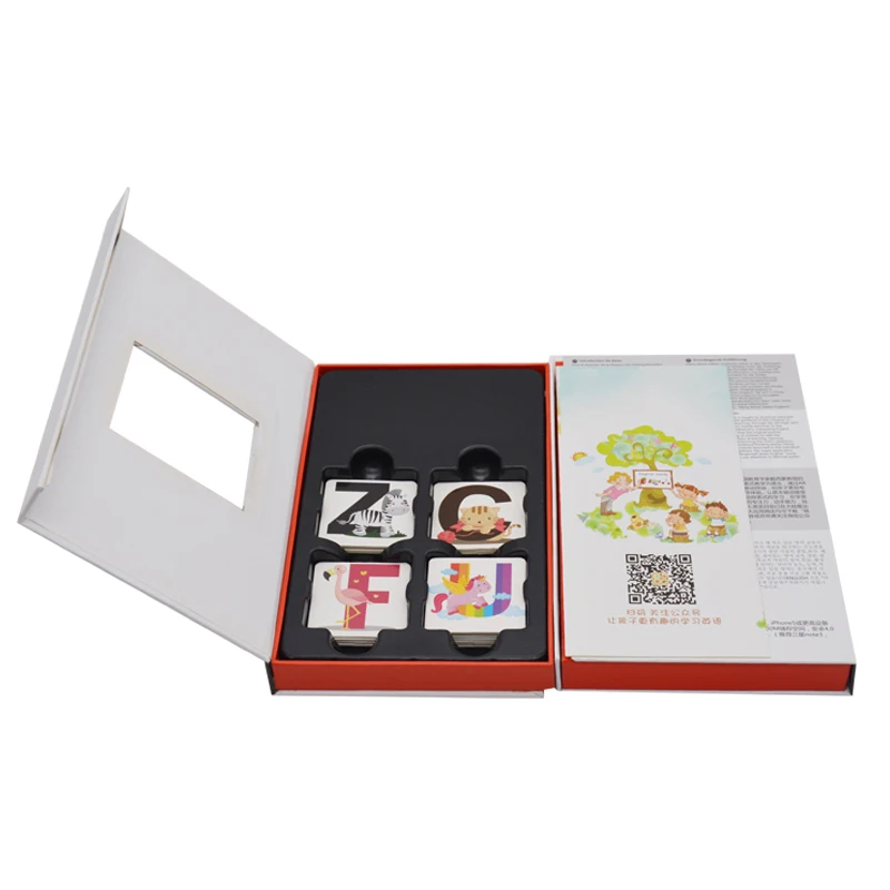 Custom Design Printing abc Phonics Educational Alphabet Flash Cards Game