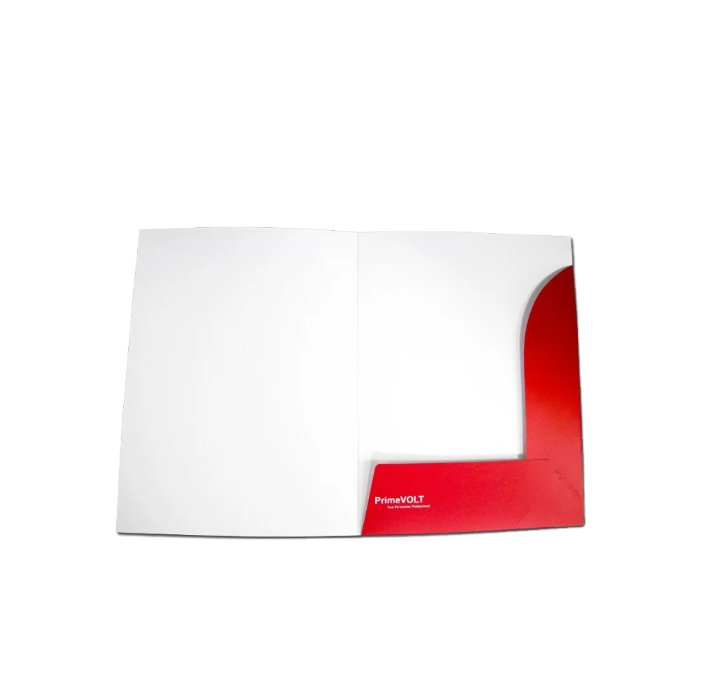 A4 Custom Logo Design And Thickness Document File Presentation Folders For Advertising Gift