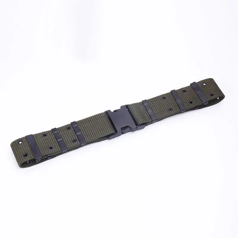 
Military Combat Utility Belt Army Canvas Tactical Belt With Quick Release Buckle for Outdoor military security 
